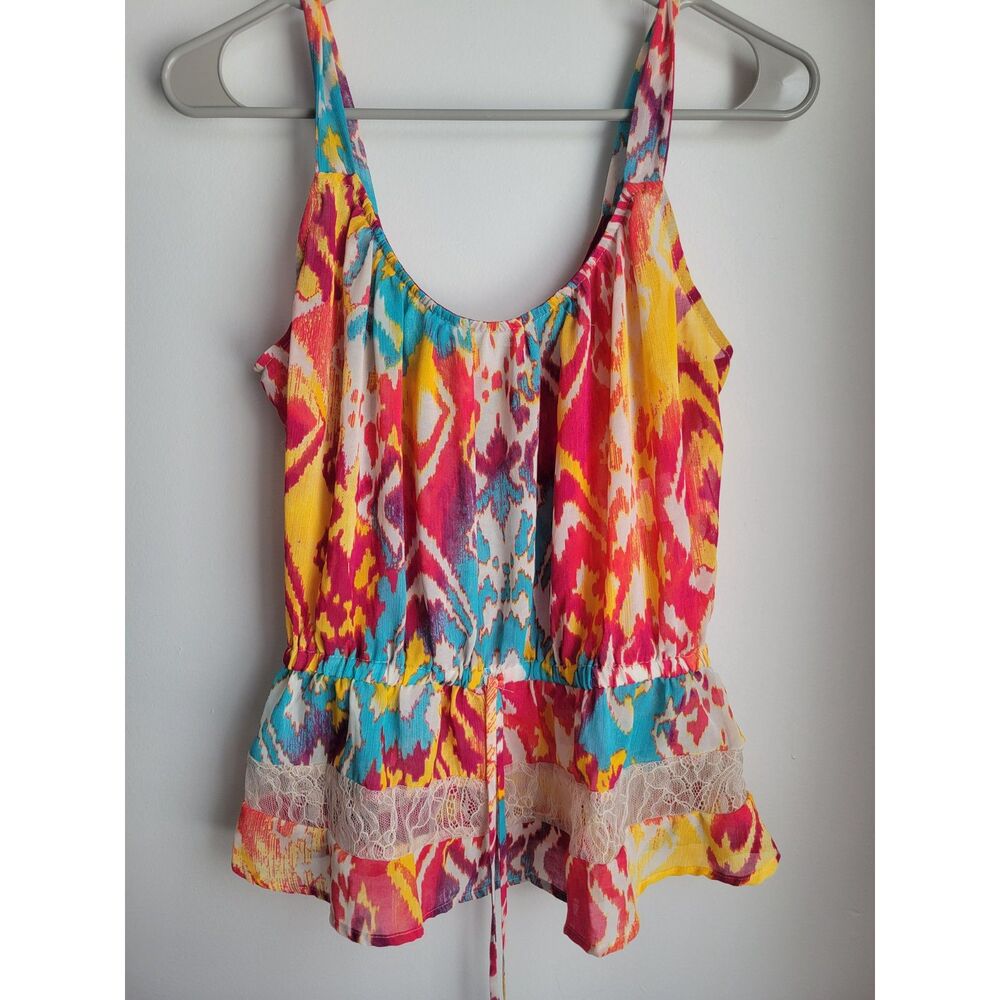 Margo & Sebastian Bright Color Design Tank Size Medium M